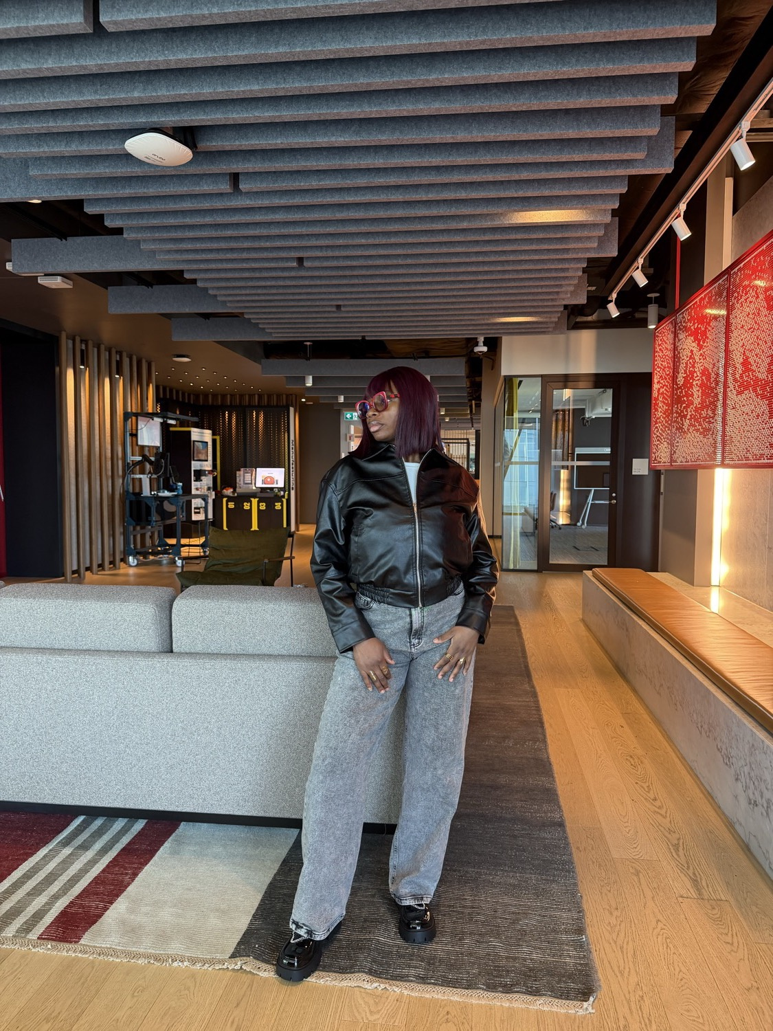 In the lobby