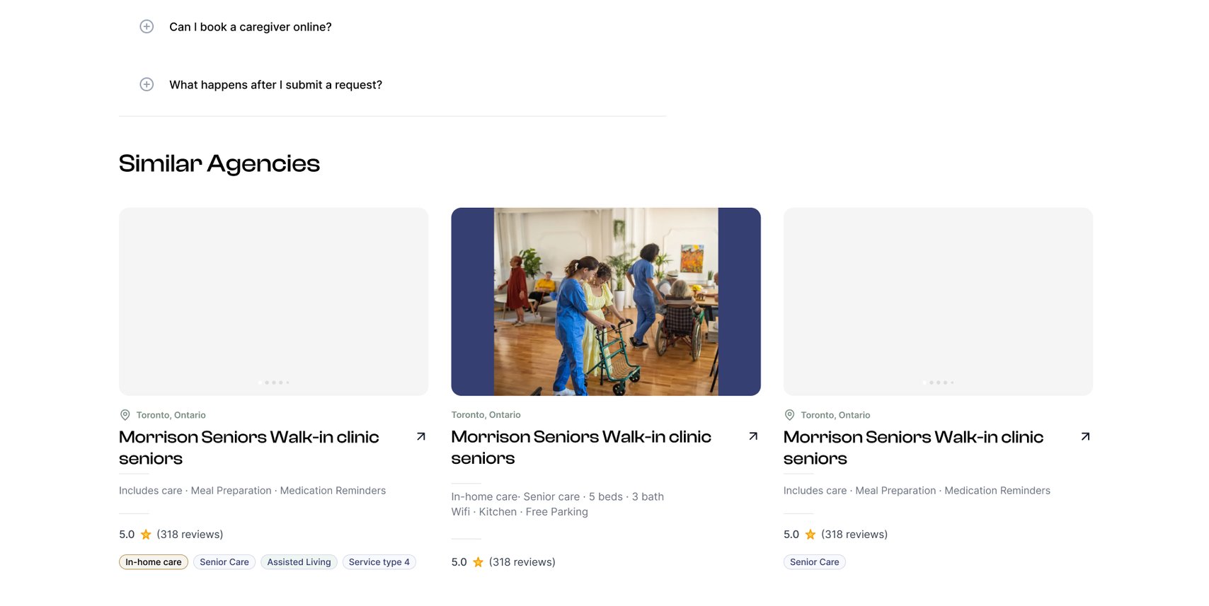 Similar agencies close by.