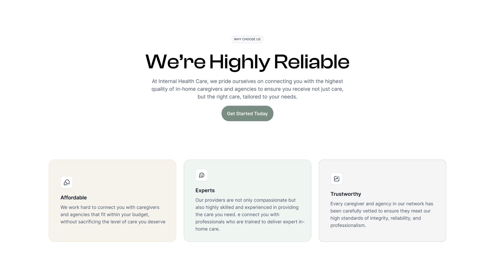 What the service commits to.