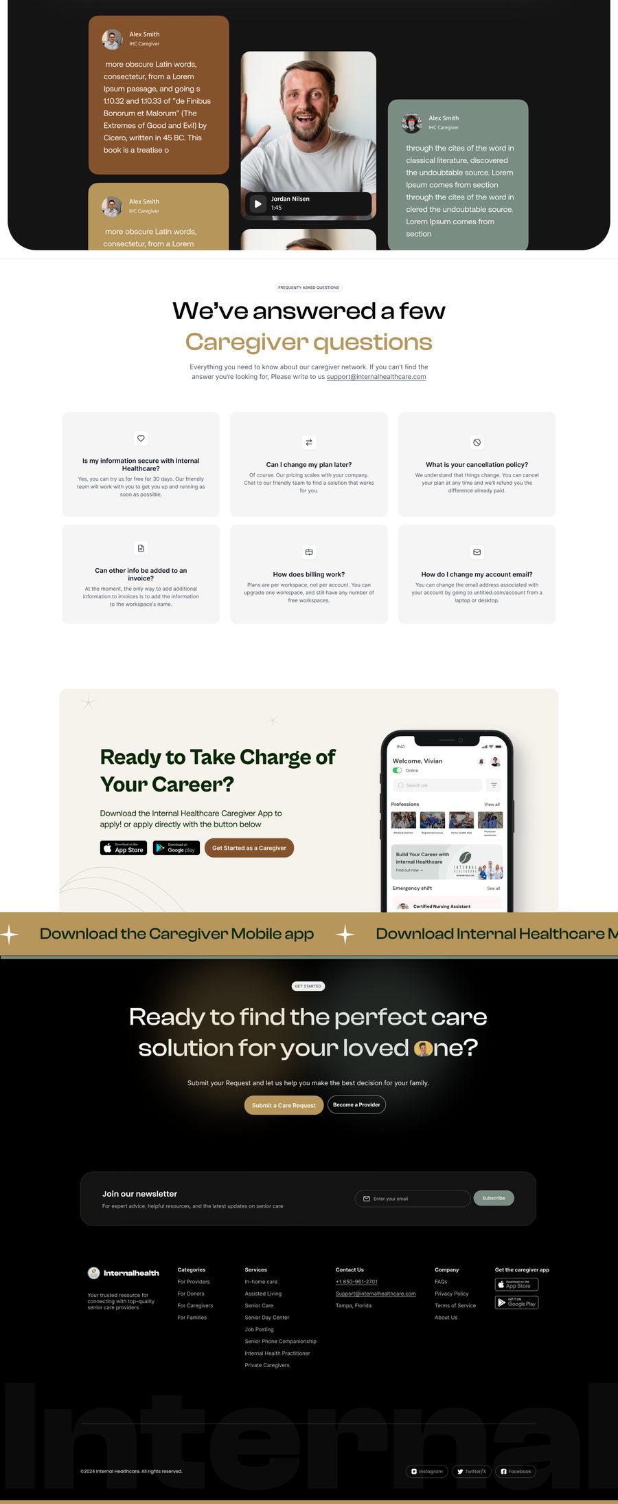For caregivers: the earnings, the questions and the sign-up.